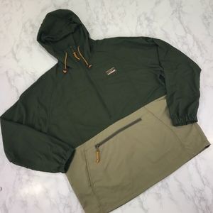 LL Bean Men's Lightweight Jacket Large Green Khaki